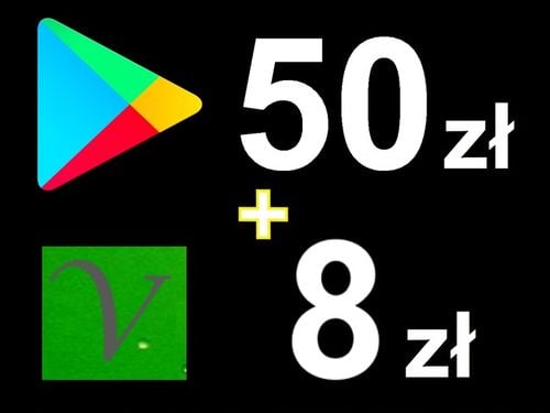Karta Google Play 50zł Kod Prepaid Klucz Android na Arena.pl