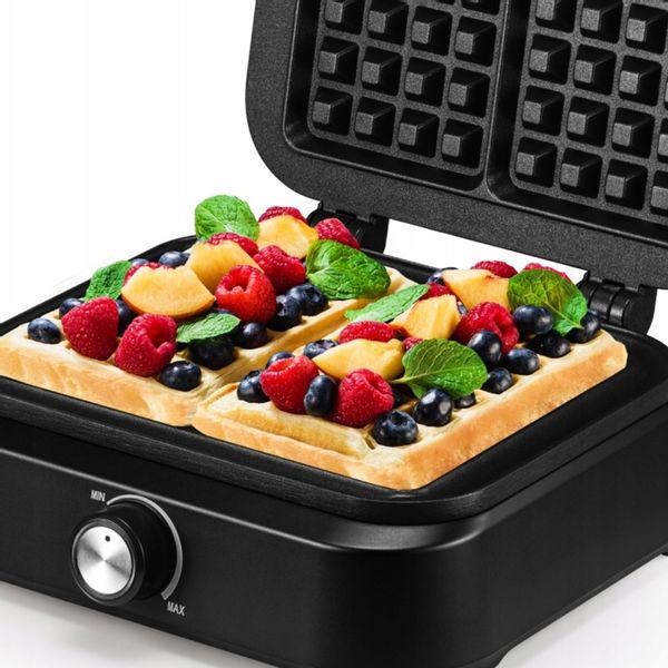 NOWA Gofrownica 2200W CHRUPIĄCE GOFRY MOCNA SOLIDNA Profesjonalna zdjęcie 15