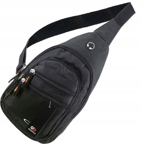 SASZETKA NA RAMIĘ UNIISEKS GRAFITOWA BAG REGULOWANY PASEK na Arena.pl