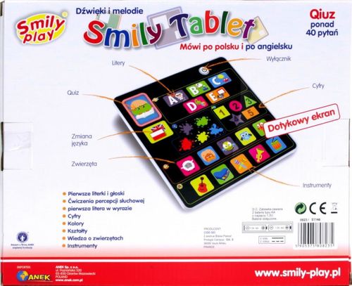 SMILY PLAY Tablet edukacyjny na Arena.pl