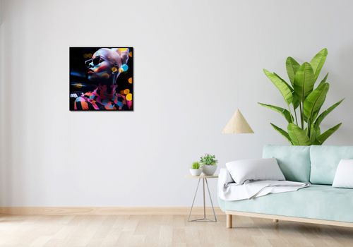 Plakat 60x60cm Melodia Bijąca z Duszy na Arena.pl