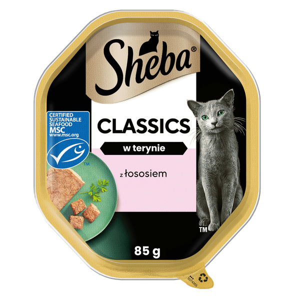 Sheba Classics Z Łososiem 85g zdjęcie 1