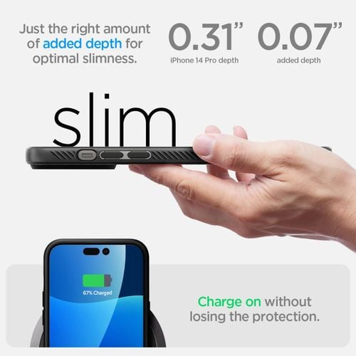 spigen liquid air iphone 14 pro matte black na Arena.pl