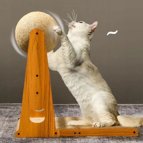 Drapak dla kota zabawka ruchoma kula do drapania 35 x 20 x 39 (F093) na Arena.pl