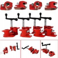 4-SZT ŚCISK STOLARSKI RUROWY BEZKOŃCOWY 3/4"