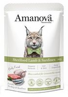 Amanova Cat Sterilised Lamb & Sardines - Jagnięcina I Sardynki Saszetka 85G