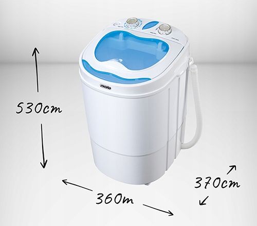Pralko-wirówka turystyczna MS 8053 - kompaktowa, 3kg, wirowanie na Arena.pl