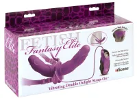 fetish fantasy elite uprząż regulowana podwojna z systemem wibracji