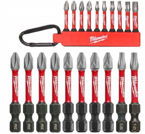 Zestaw bitów udarowych 10szt karabińczyk Milwaukee 4932492939 na Arena.pl