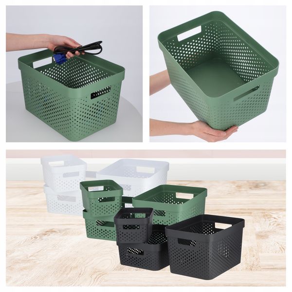 Curver 245854 pojemnik ażurowy INFINITY zielony 4, zdjęcie 10