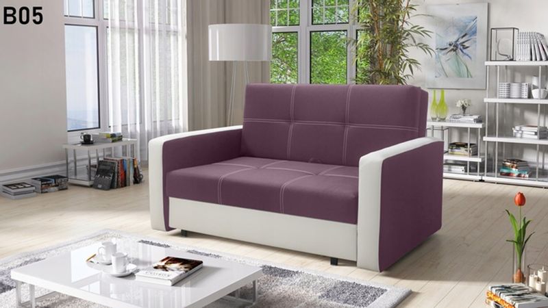 Sofa Bella II rozkładana, pojemnik na pościel zdjęcie 1