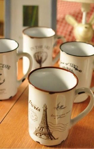 Porcelanowy kubek retro - ocean na Arena.pl
