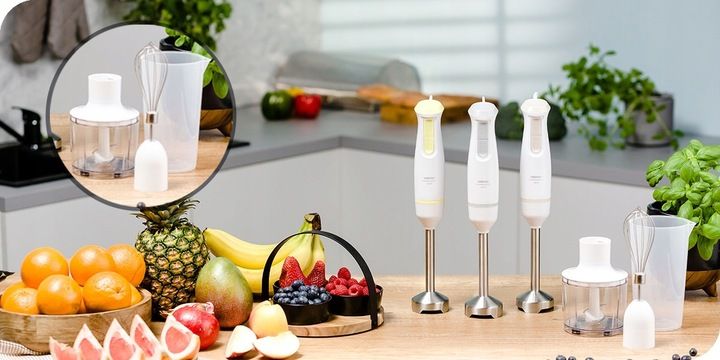 BLENDER ZESTAW MOCNY ZELMER ZHB4562I 800W STALOWY Pulsar Deluxe Max Chopper zdjęcie 9