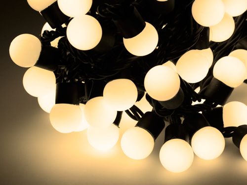 Lampki oświetlenie choinkowe perełki 100 LED LTK-100/P ciepłe zewnętrzne OKEJ LUX na Arena.pl