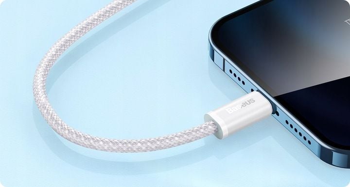BASEUS MOCNY KABEL PRZEWÓD USB DO LIGHTNING APPLE IPHONE IPAD OPLOT 2.4A 2M zdjęcie 7