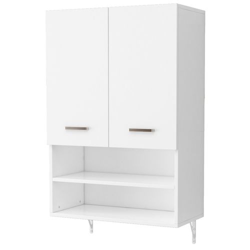 SZAFKA ŁAZIENKOWA WISZĄCA ŚCIENNA NAD PRALKĘ POJEMNE PÓŁKI REGAŁ LOFT 64 CM na Arena.pl