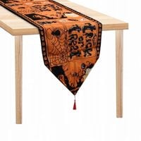 BIEŻNIK HALLOWEENOWY TRICK OR TREAT DEKORACJA STOŁU 180x33CM