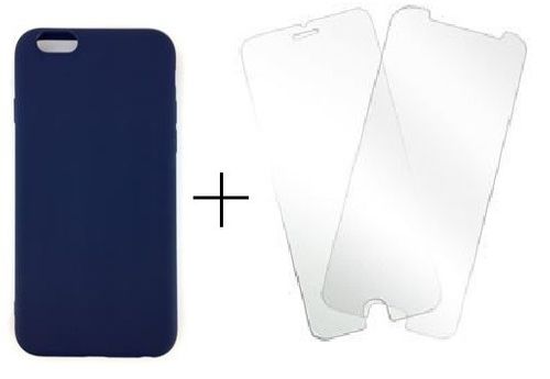 CASE ETUI GRANATOWY MAT IPHONE X + SZKŁO GRATIS na Arena.pl