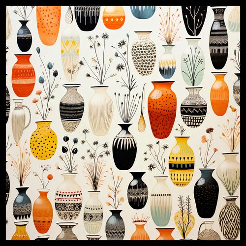 Plakat 40x40cm Symfonia Wazonów na Arena.pl