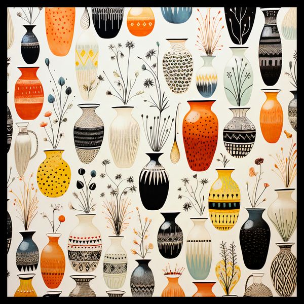 Plakat 40x40cm Symfonia Wazonów zdjęcie 2