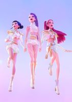 PLAKAT K-popowe łowczynie demonów 50x70 cm K-POP HUNTRIX