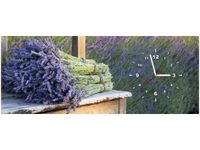 100X40CM ZEGAR BUKIET LAWENDY OBRAZ