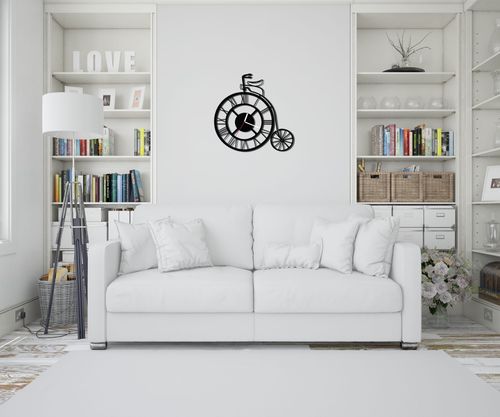 ZEGAR ŚCIENNY ROWER 58cm XXL 115.11 na Arena.pl