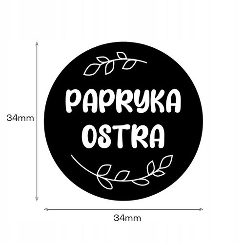 POJEMNIKI NA PRZYPRAWY x24 Szklany słoik 120ml + Etykiety Organizer Kol-Pol na Arena.pl