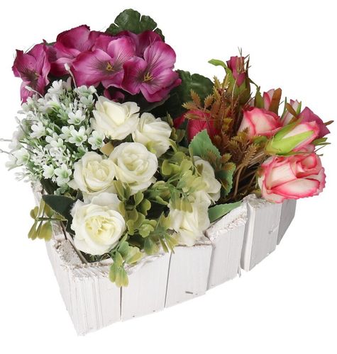 DONICZKA OSŁONKA DREWNIANA SERCE BIAŁA DONICZKI na Arena.pl