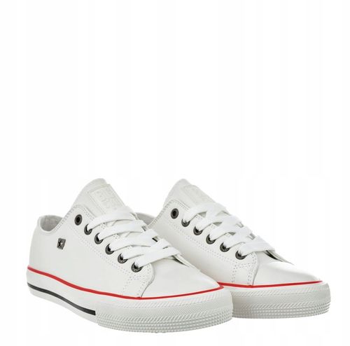 Buty Big Star OO274873 Damskie Białe Skórzane Klasyczne Sneakersy Trampki na Arena.pl