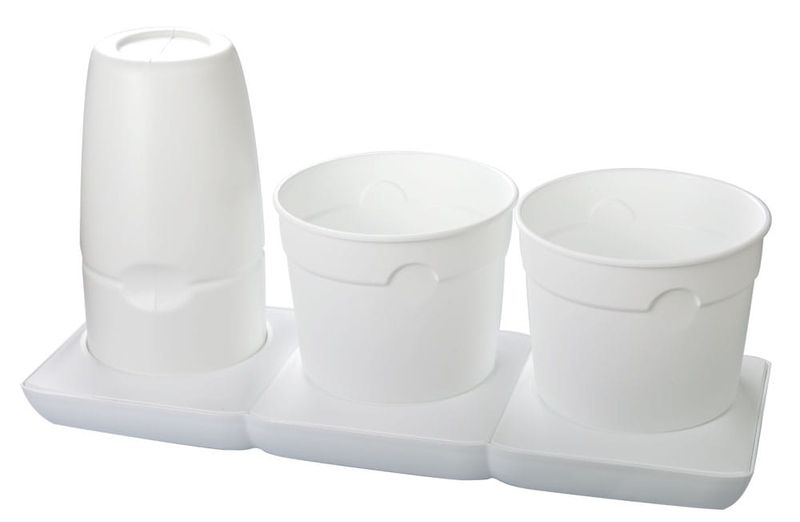 Ogródek domowy Minigarden Basic M +Pots - biały zdjęcie 1