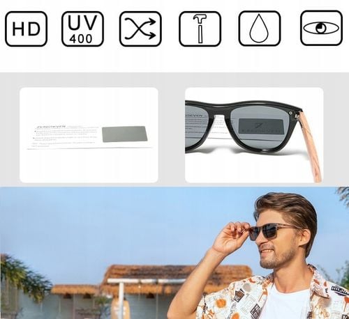 Okulary Przeciwsłoneczne POLARYZACYJNE PILOTKI UV400 Aviatory Polaryzacja na Arena.pl