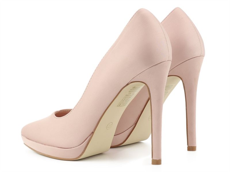 Beżowe szpiki na platformie nude 37 zdjęcie 4