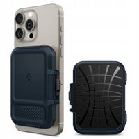 Magnetyczny portfel Spigen Lock Fit MagSafe metal slate