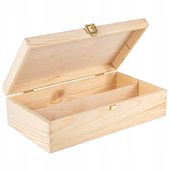 Creative Deco Pudełko z Drewna na 2 Wina Decoupage