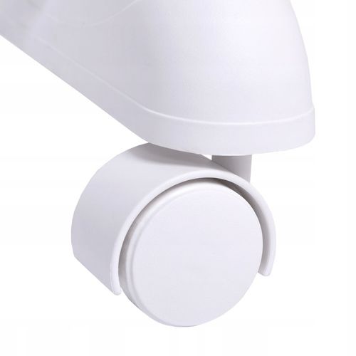 WIESZAK NA UBRANIA BUTY KÓŁKACH STOJĄCY STOJAK SKANDYNAWSKI BIAŁY na Arena.pl