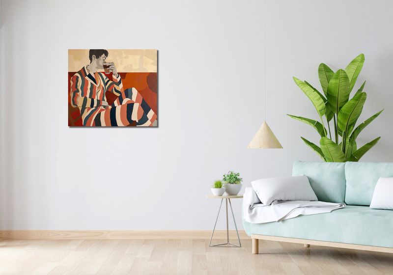 Obraz 70x60cm Przerwa Aby Odetchnąć zdjęcie 2