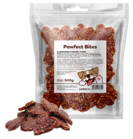 Smaczki przysmaki dla psa serduszka z kaczką i ryżem 500g PAWFECT BITES