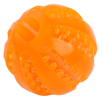 Zabawka dla psa piłka na przysmaki pomarańczowa 6cm UNIQ PETS