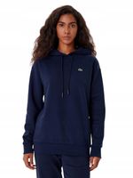 Lacoste Bluza SF7612 Granatowy Oversize damska
