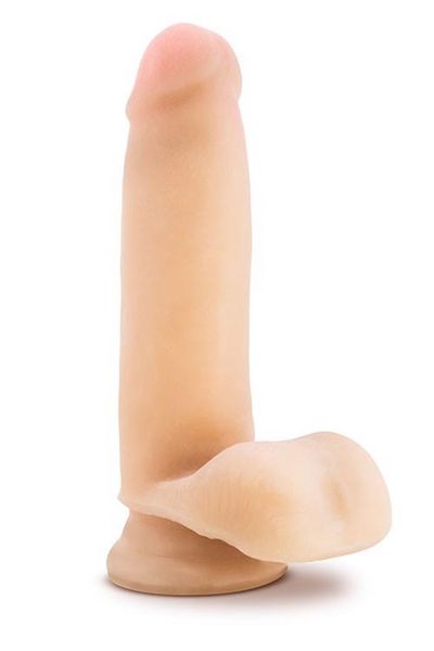 Au Naturel 7Inch Sensa Feel Dildo Beig zdjęcie 3