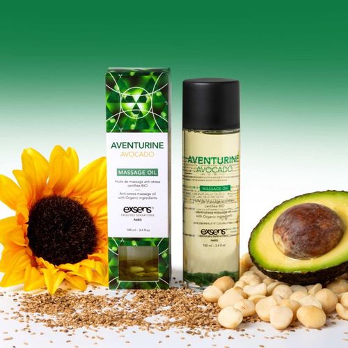 aventurine avocado organic massage oil with stones 100 ml na Arena.pl