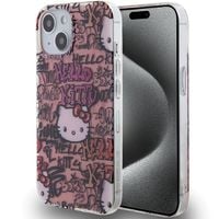 Etui Hello Kitty do iPhone 15, iPhone 14, iPhone 13, Różowy