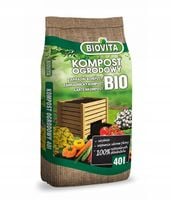 BIOVITA KOMPOST NAWÓZ ORGANICZNY NATURALNY ZIEMIA 15 KG 40 L