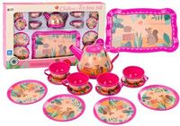 ZESTAW DO HERBATY SERWIS FILIŻANKI IMBRYK CZAJNIK TACA