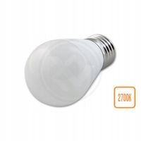 Mocna Żarówka diodowa E27 8W led CIEPŁA mała W-WA