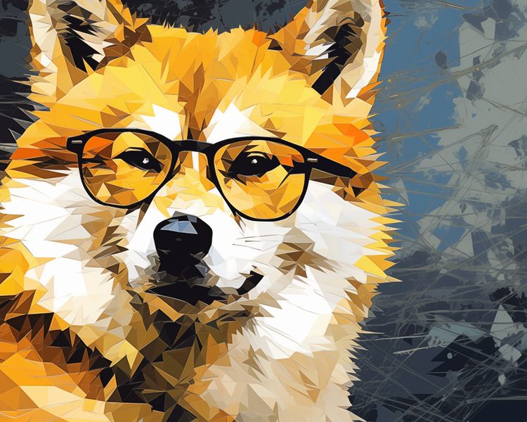 Plakat 50x40cm Intelektualny Psiak zdjęcie 1