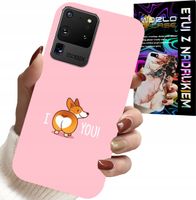 ETUI DO SAMSUNG GALAXY S20 Ultra - ŚMIESZNE WZORY I LOVE YOU PIESEK OBUDOWA