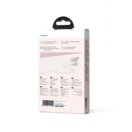 kabel przewód do iphone multi-color series usb-a - lightning 3a 1m na Arena.pl