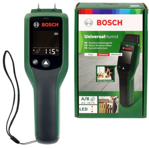 MIERNIK WILGOTNOŚCI DREWNA UniversalHumid BOSCH zdjęcie 1